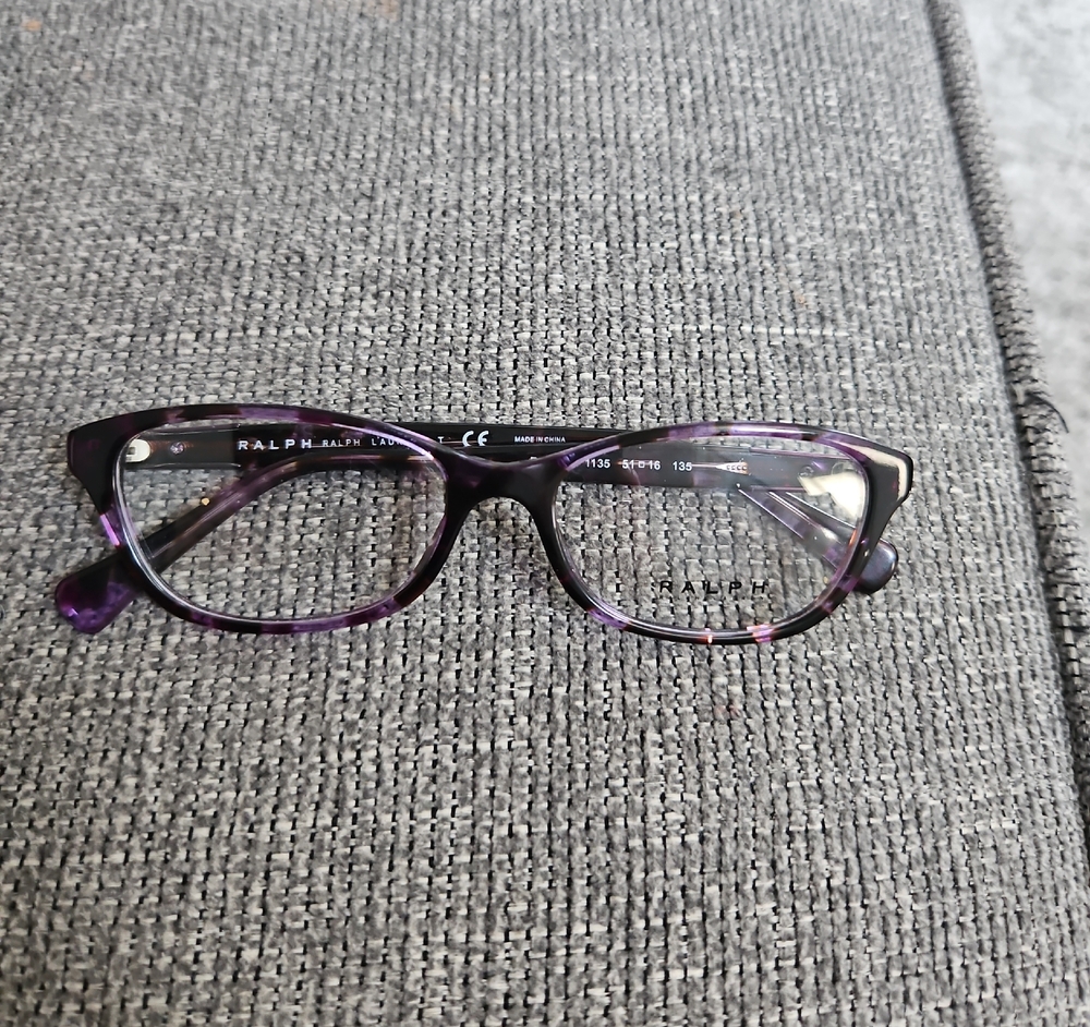 Ralph Lauren RA 7049 1135 Purple Tortoise Cat Eye Eyeglasses Frames 51-16 135
